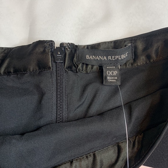 NWT Banana Republic Black Skirt | Sz 00P (Petite Collection) - Picture 7 of 8